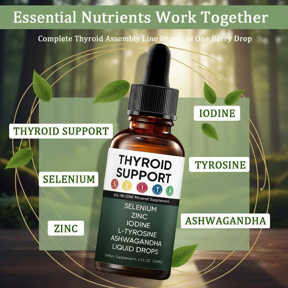 Vlsdoin Kindled Thyroid Drops amber bottle preserves potency.