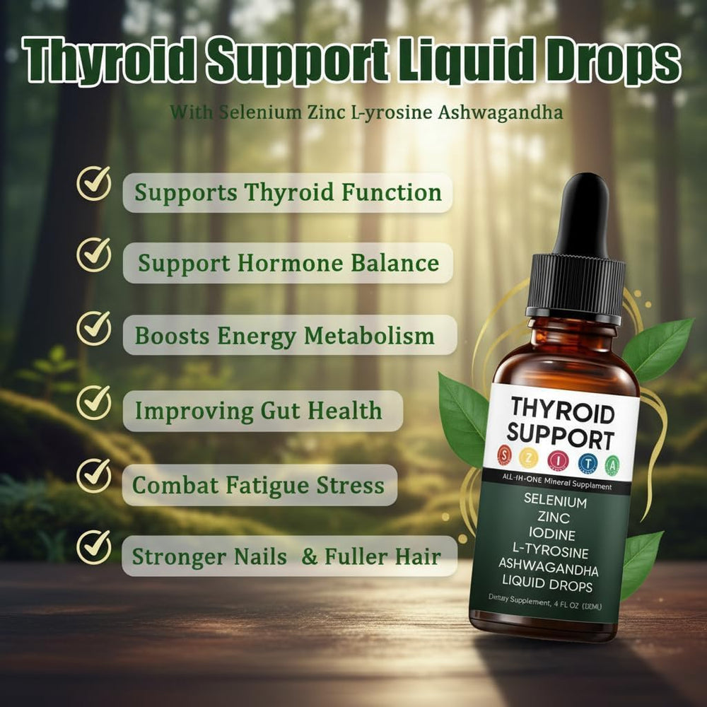 Vlsdoin Kindled Thyroid Drops dosage dropper ensures accuracy.