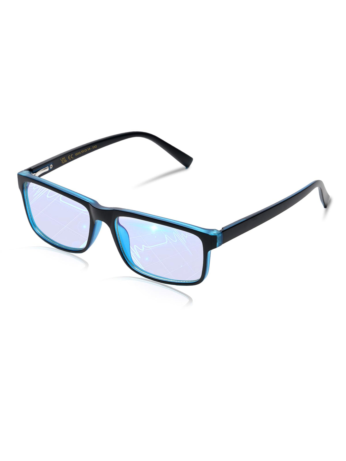 VMJFBJ amber-lens blue light glasses protect eyes during long screen sessions