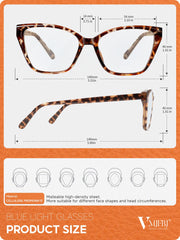 VMJFBJ blue light glasses anti-glare design for clearer gaming.