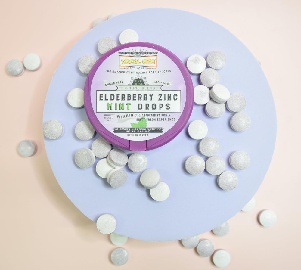 Vocal Eze lozenges puck pack ready for on-the-go voice support