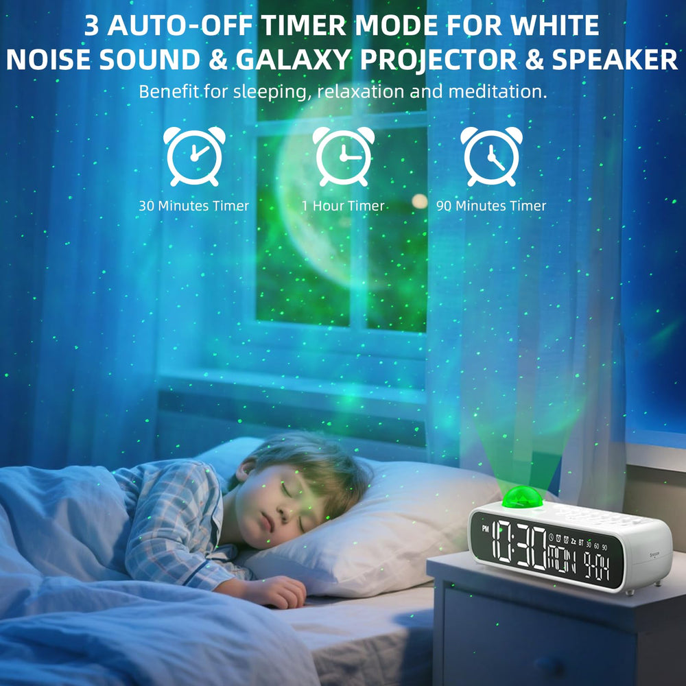 VOILEIPAGI star projector galaxy light creates dreamy night sky mood.