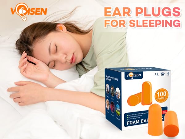 VOISEN Ear Plugs travel and concert use for quieter experiences