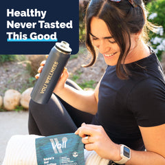 VOLI WELLNESS Himalayan pink salt delivering minerals in a daily hydration routine.