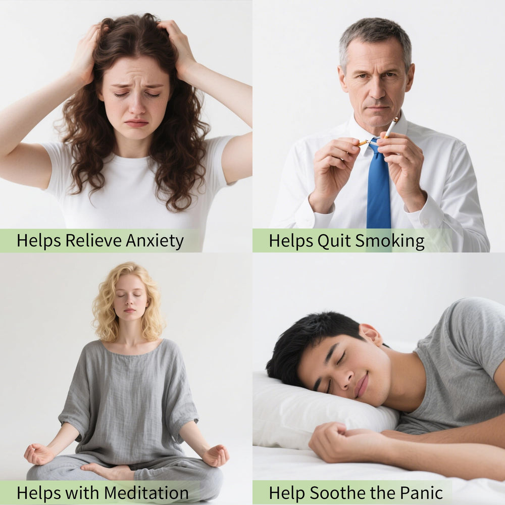 VOLRANDO Quit Smoking Necklace shows three cores for craving relief.