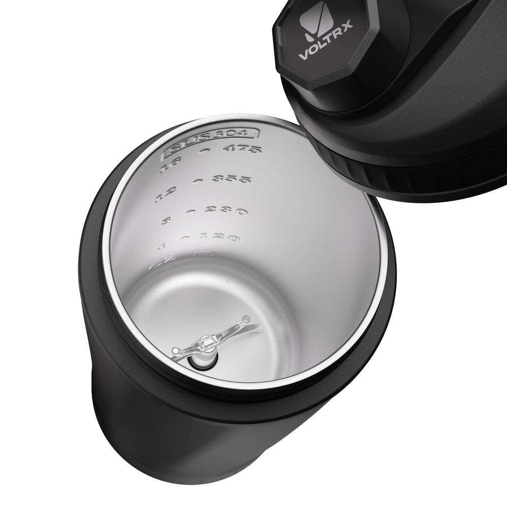 VOLTRX ChillMix leak-proof cap prevents spills during commutes and gym bags