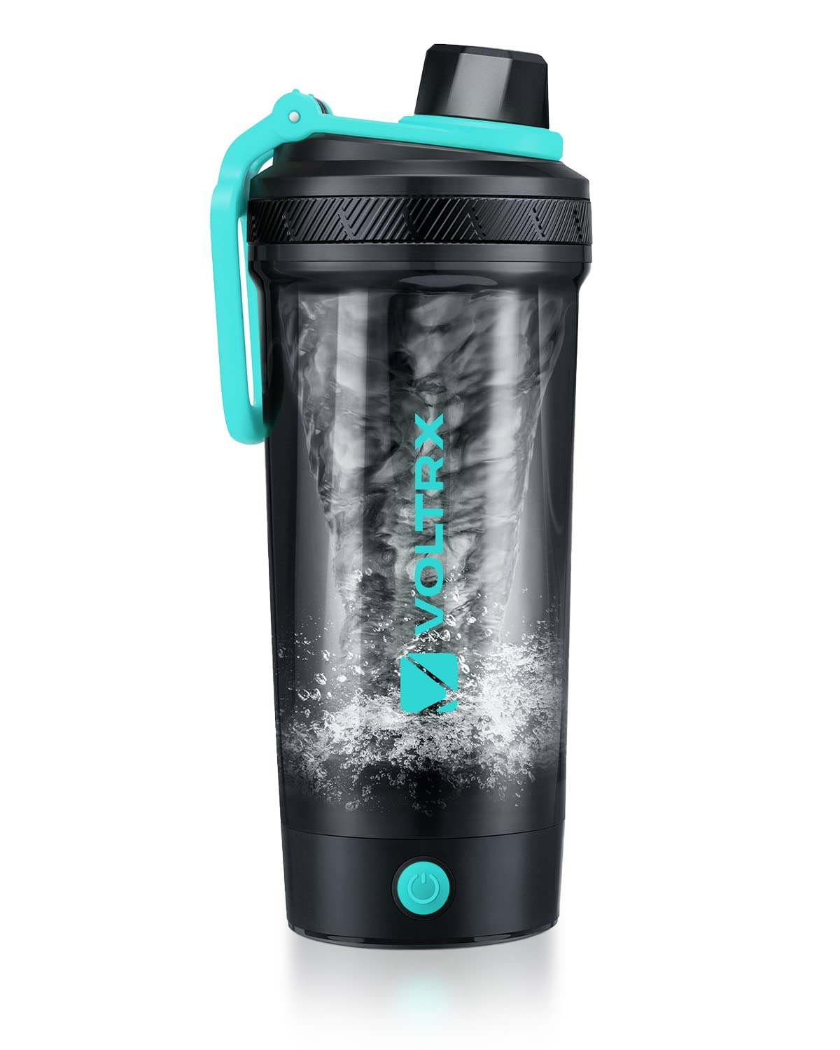 VOLTRX Gallium bottle front view for on-the-go shakes.