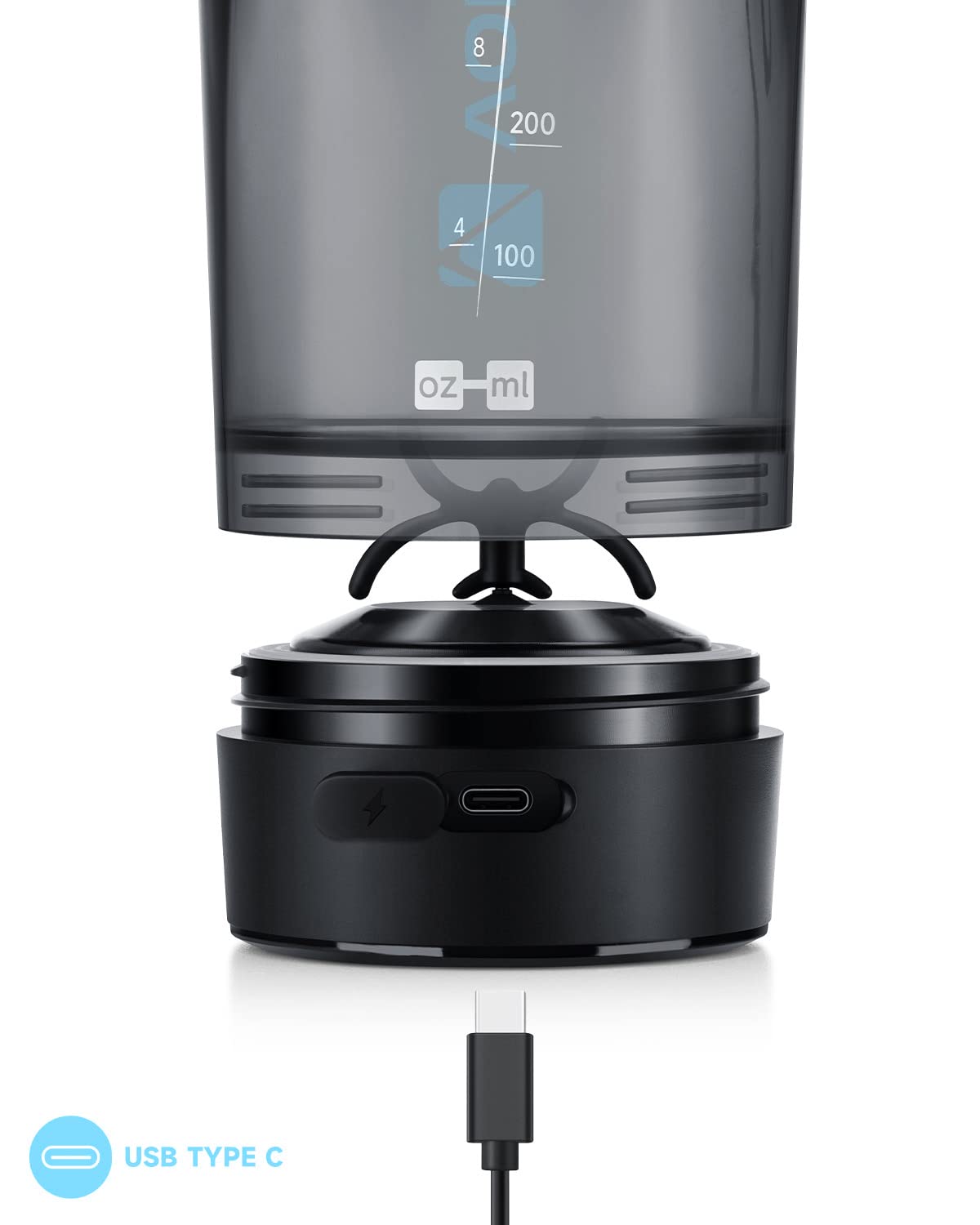 VOLTRX Gallium USB-C recharge port enables convenient gym charging.