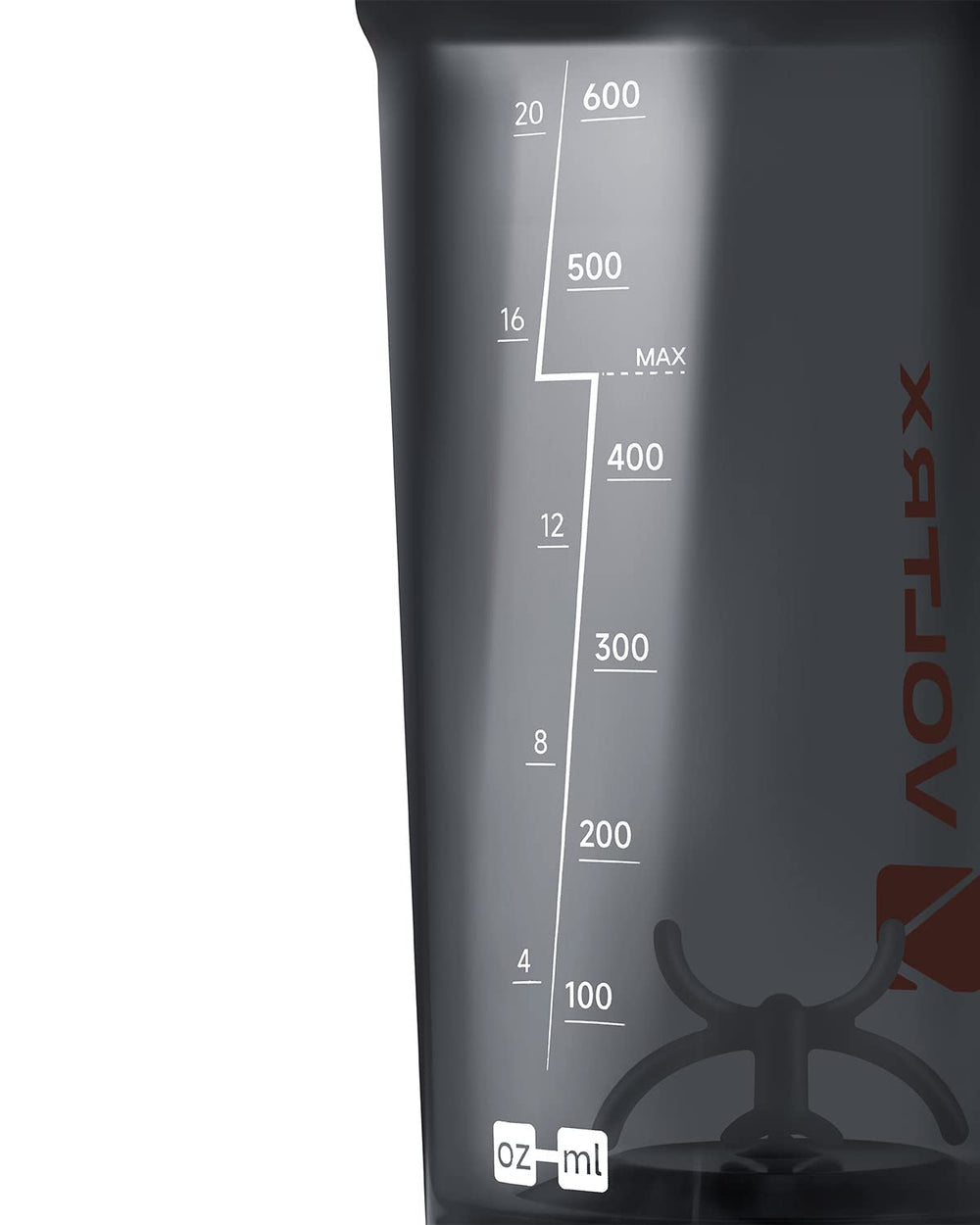 VOLTRX electric shaker demonstrating quiet mixing operation
