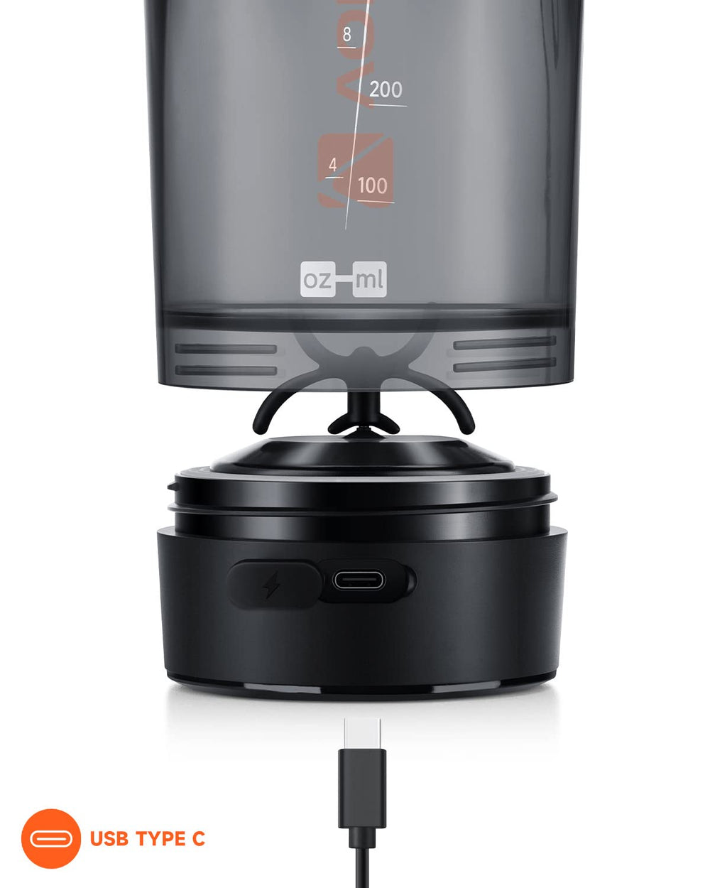 VOLTRX shaker with removable design for thorough cleaning