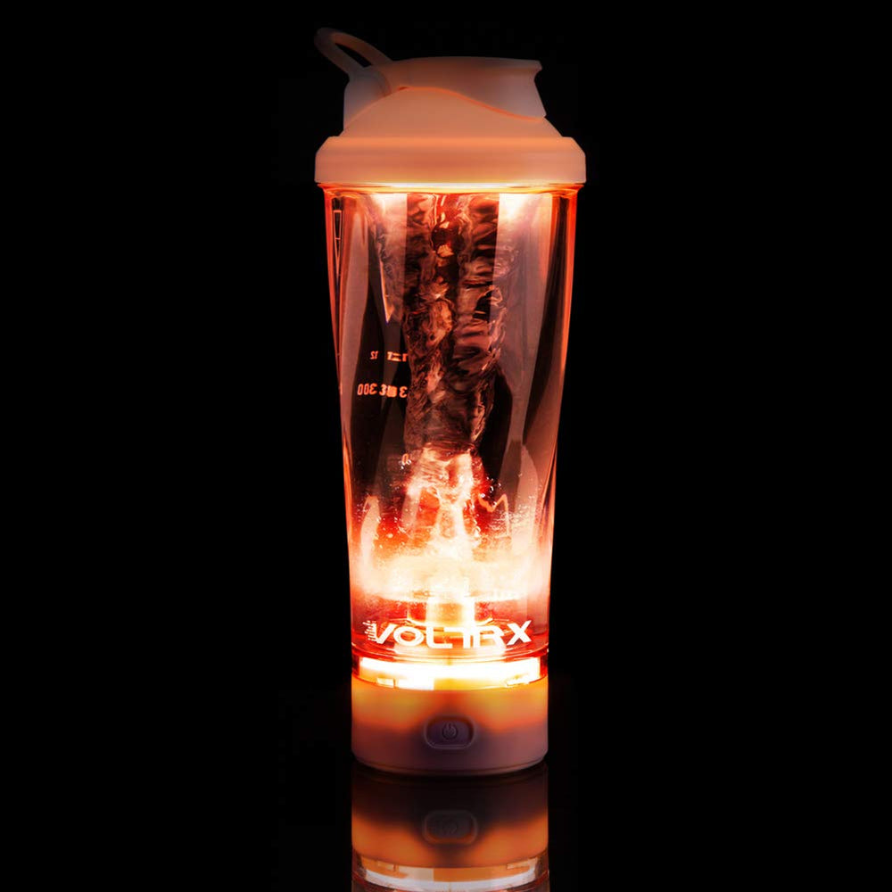 Voltrx vortex mixing action demonstrates smooth powder blending.