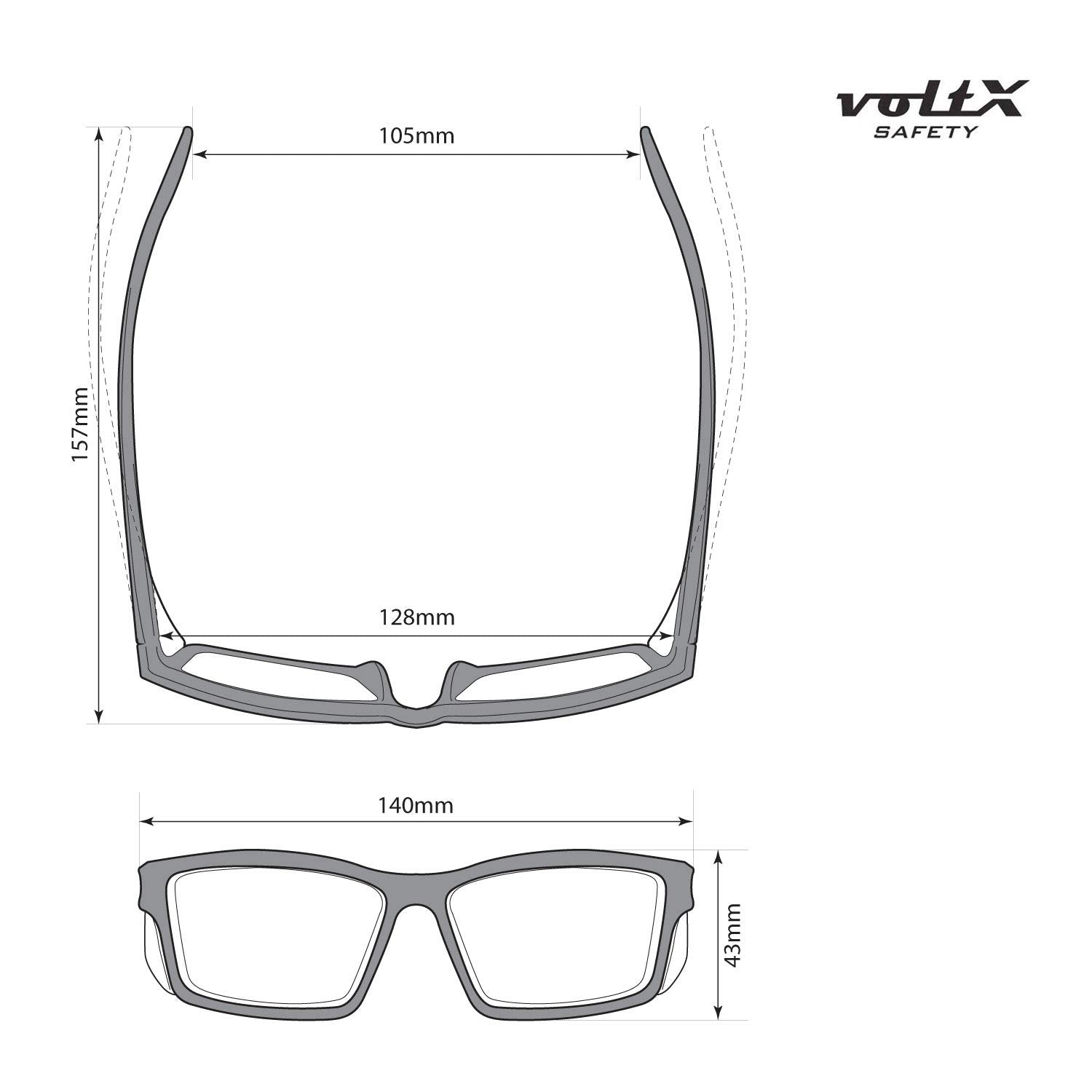 voltX VISION certified to ANSI Z87.1+ and CE EN166F for reliable protection