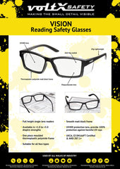 voltX VISION anti-fog coated lens maintains visibility in damp environments