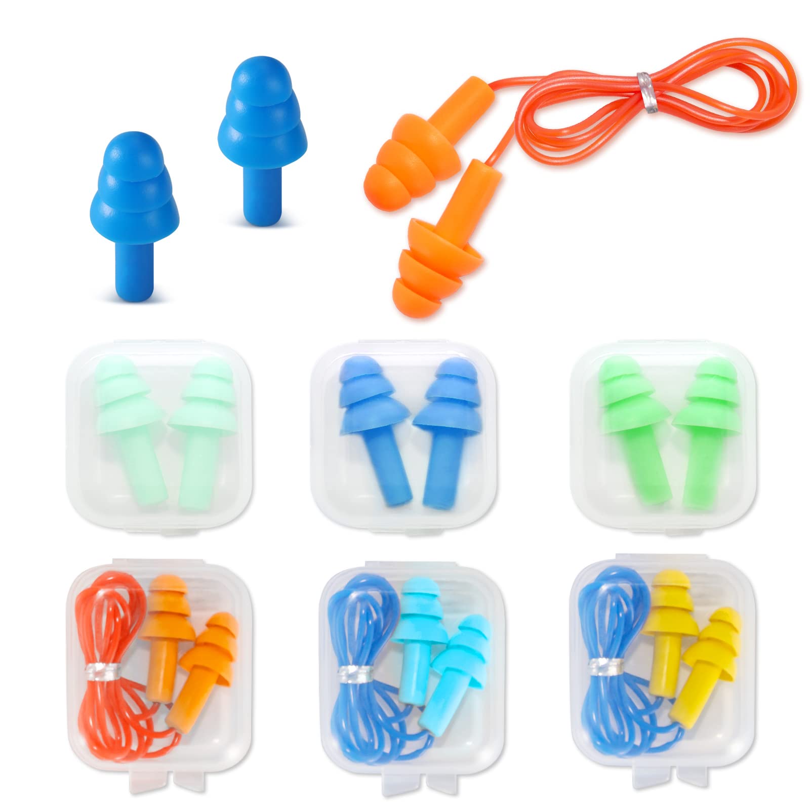 Vomii ear plugs soft silicone material for comfortable swimming protection