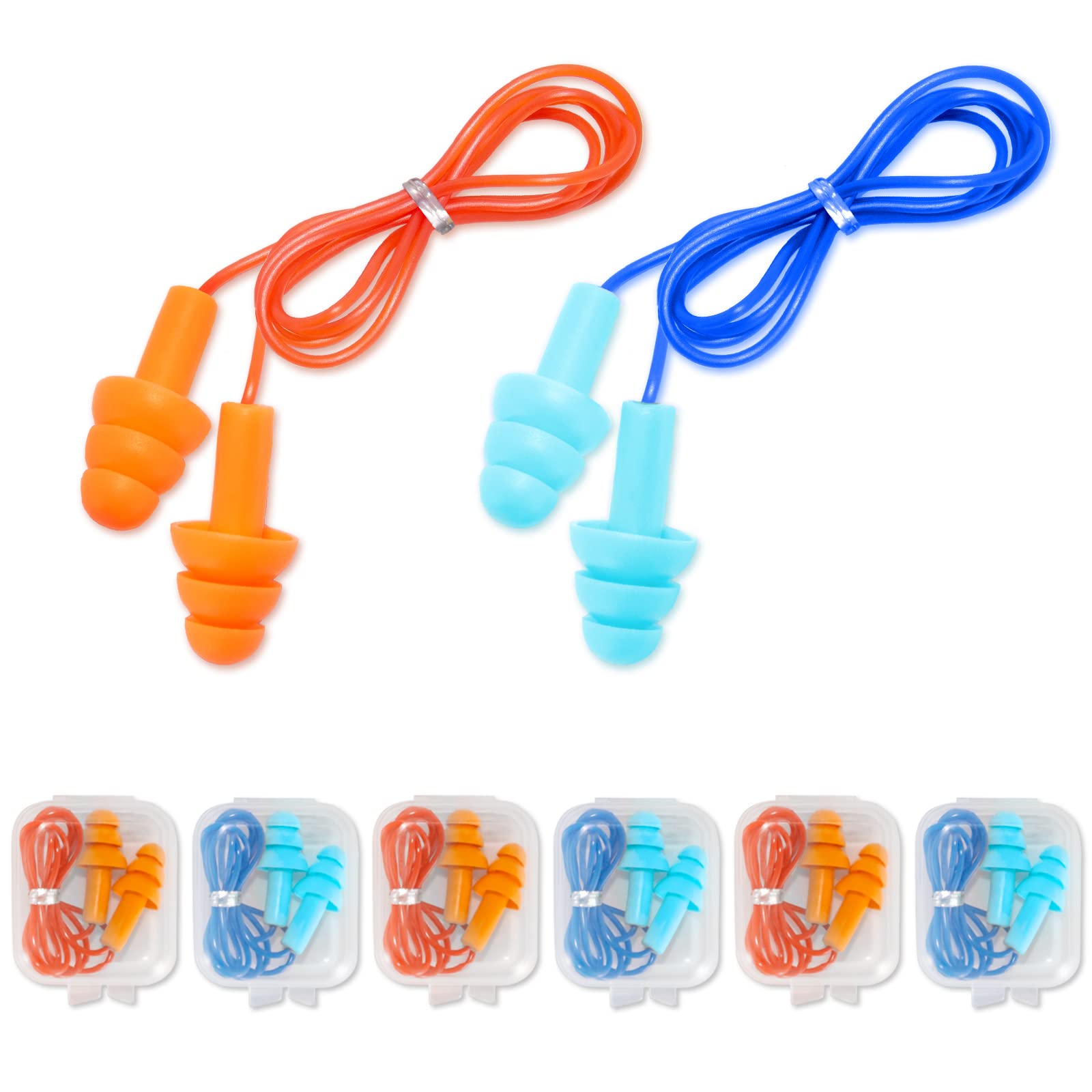 VoMii soft silicone ear plugs for swimming protect ears and prevent water entry