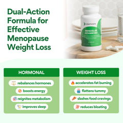 Closeup of VoomVaya MenoSlim capsules highlighting easy-to-swashable format.