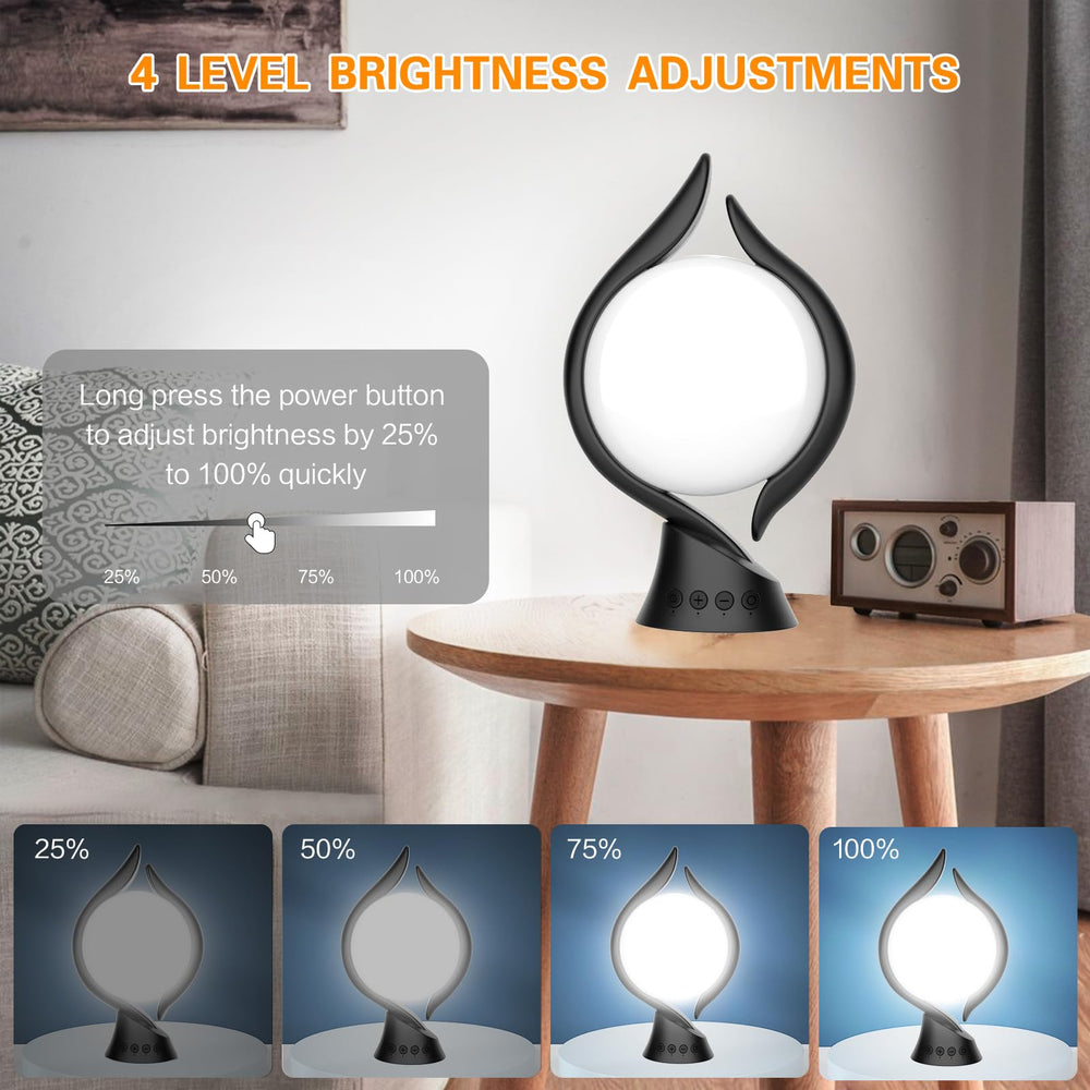 Voraiya light therapy lamp full-spectrum UV-free light supports comfortable daytime work.