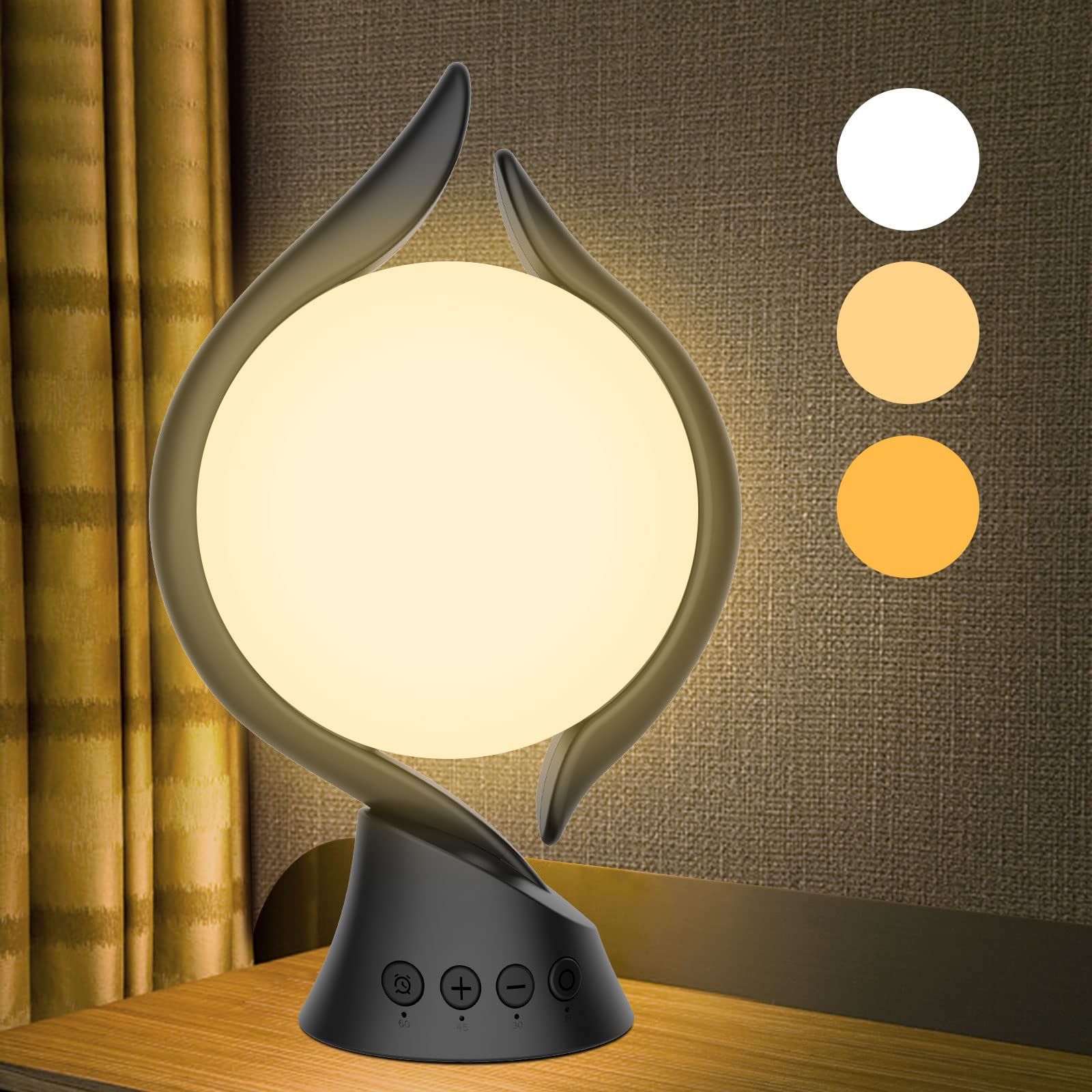 Voraiya Light Therapy Lamp on a desk provides UV-free brightness for focused daytime tasks.