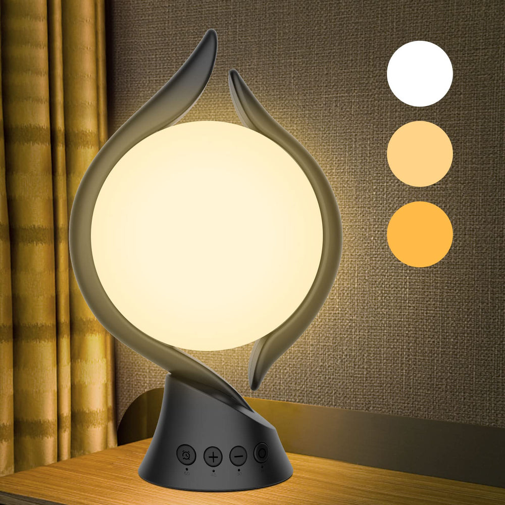 Voraiya Light Therapy Lamp on a desk provides UV-free brightness for focused daytime tasks.