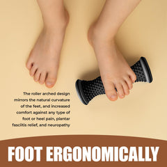 Vornnex Foot Massager Roller durable silicone non-slip surface for steady use.