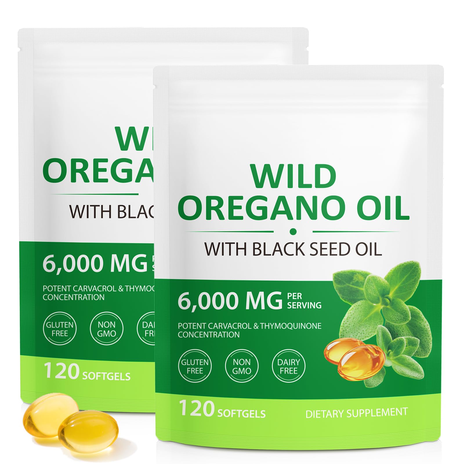 Vortexonix oregano oil softgels bottle for easy daily capsules.