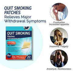 Vortexonix packaging 30-count ready-to-use quit patch kit.