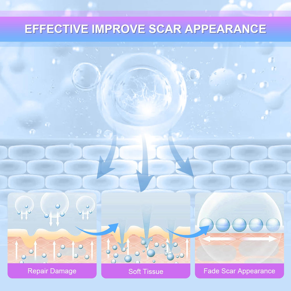 Voryn scar cream application scene demonstrating thin, non-greasy layer.