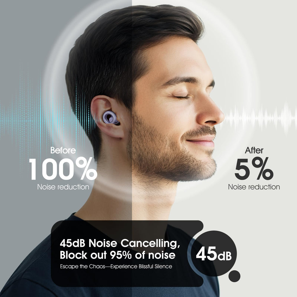 Vosaf ear plugs with four tip sizes ensuring secure fit for many ears