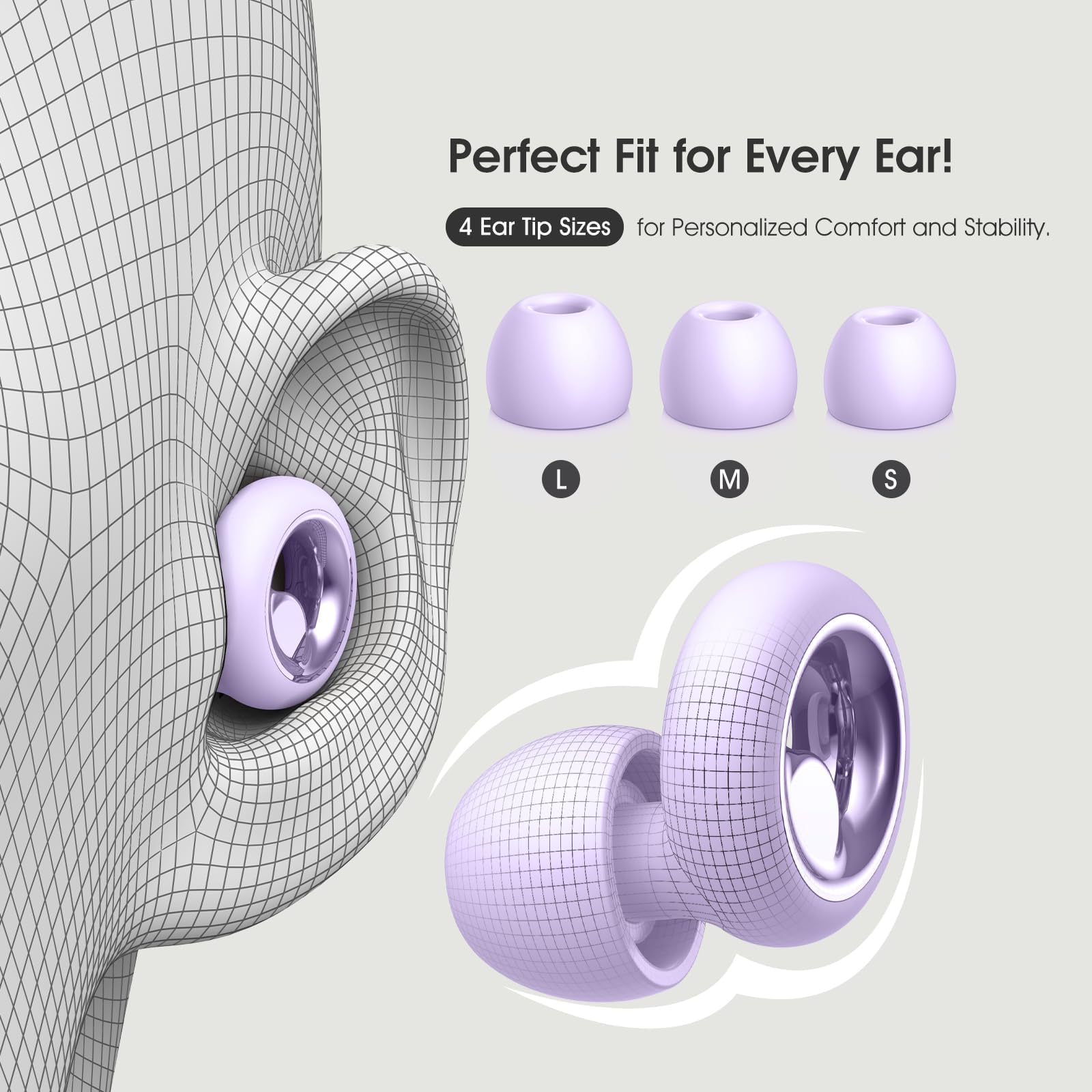Vosaf 45dB SNR protection maintains voices and ambient sounds clarity