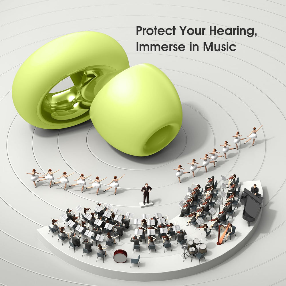 Vosaf ear plugs on a plane reduce cabin noise for calmer flights.