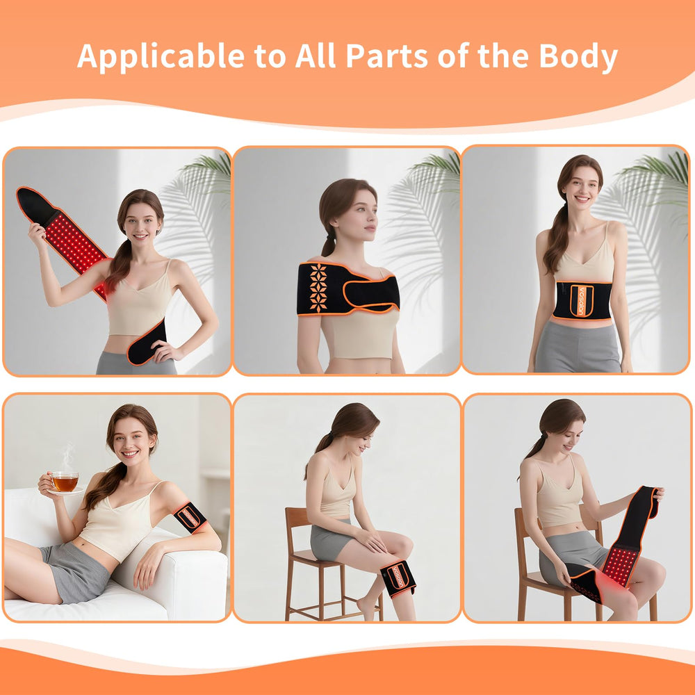 VOSALAN red-light belt worn around the waist for convenient use.