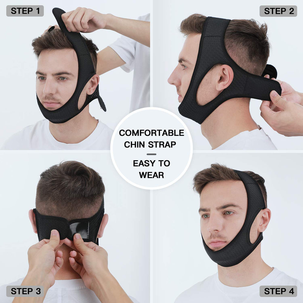 Vosaro anti snore chin strap supports quieter nights for partners
