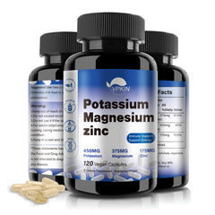 VPKIN potassium magnesium bottle for daily wellness support.