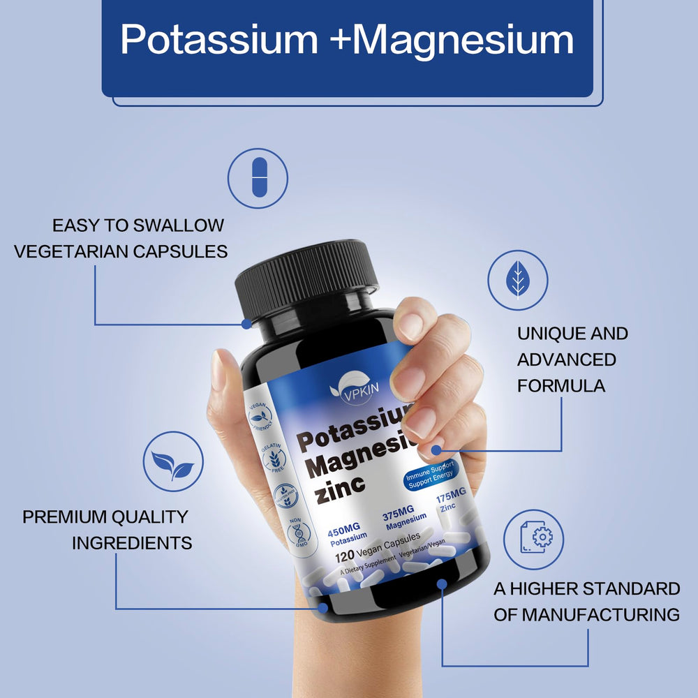 VPKIN zinc citrate supplement for immune support and balance.