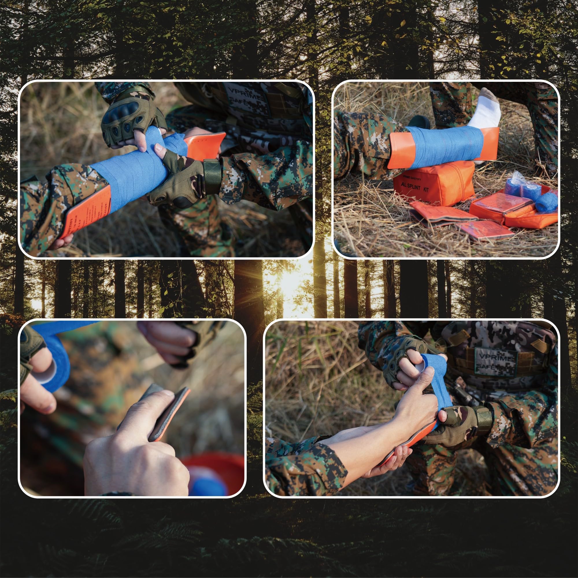 VPRIME SAFETYFY professional-grade splint trusted by EMS and clinicians.