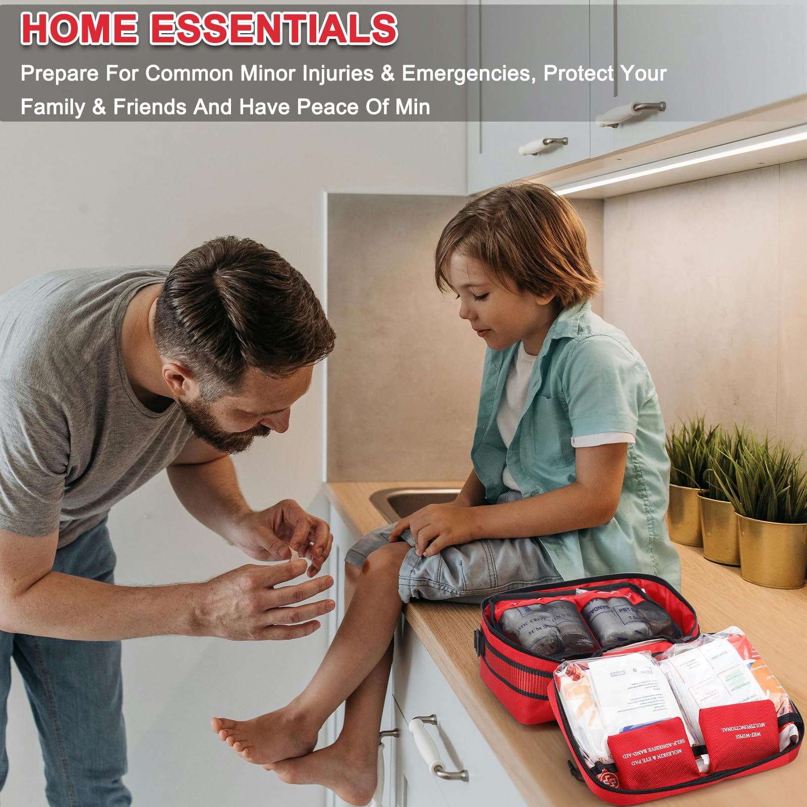 Vriexsd extra pockets store essential supplies neatly for quick grab.