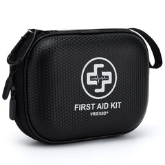Vriexsd mini botiquín impermeable, ideal para emergencias en casa o viaje.