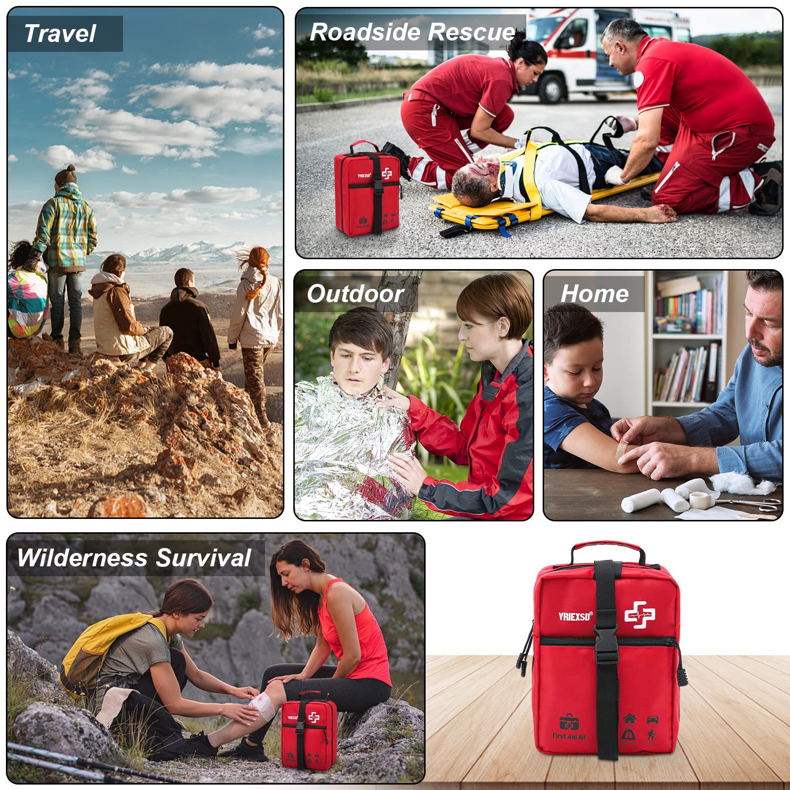 VRIEXSD kit suitable for home, office, car, and outdoor use.