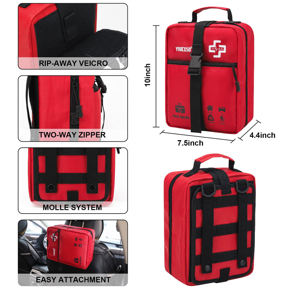 VRIEXSD waterproof 1680D fabric keeps supplies dry in adverse weather.
