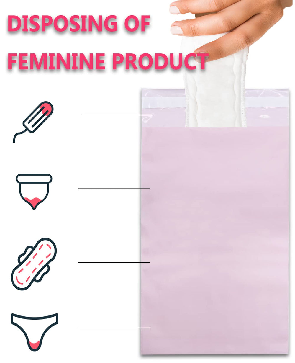 VROCUSE multi-functional uses for waste and feminine products in one bag.