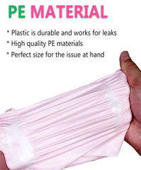 VROCUSE bag with nontransparent surface conceals contents and privacy.