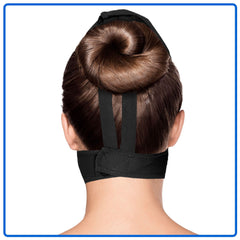VT Variteks neck-chin compression garment shows contour support for facial recovery.