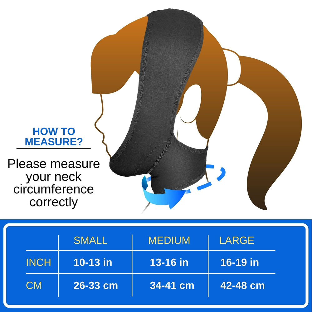 VT Variteks post-surgery-recovery-support illustrates targeted neck and jaw stabilization.