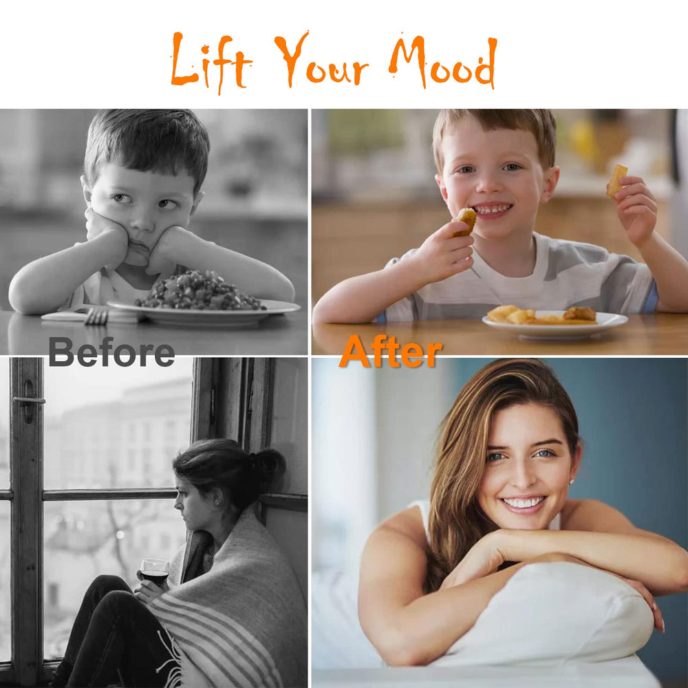 VUSIHOO Happy Moon Lamp compact size fits desks and shelves