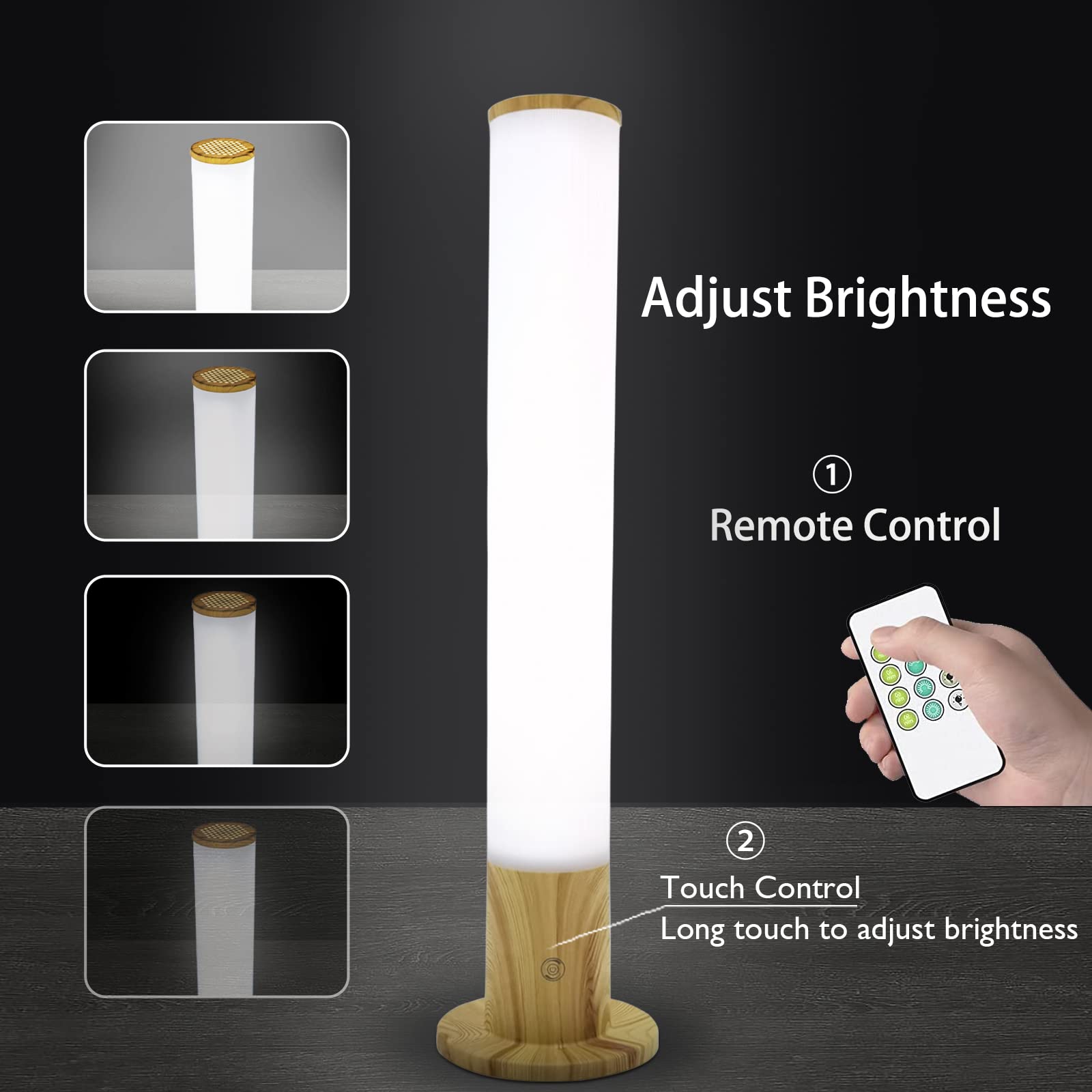 VUSIHOO lamp with adjustable brightness for personalized lighting