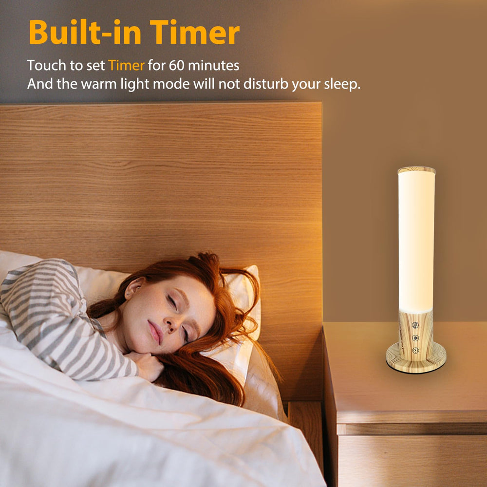 VUSIHOO lamp package includes adapter and user manual.