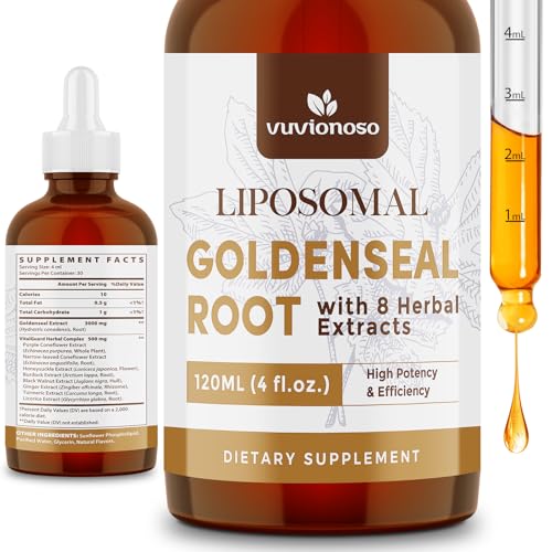 Two-pack Vuvionoso Golden Seal tincture for ongoing supplementation