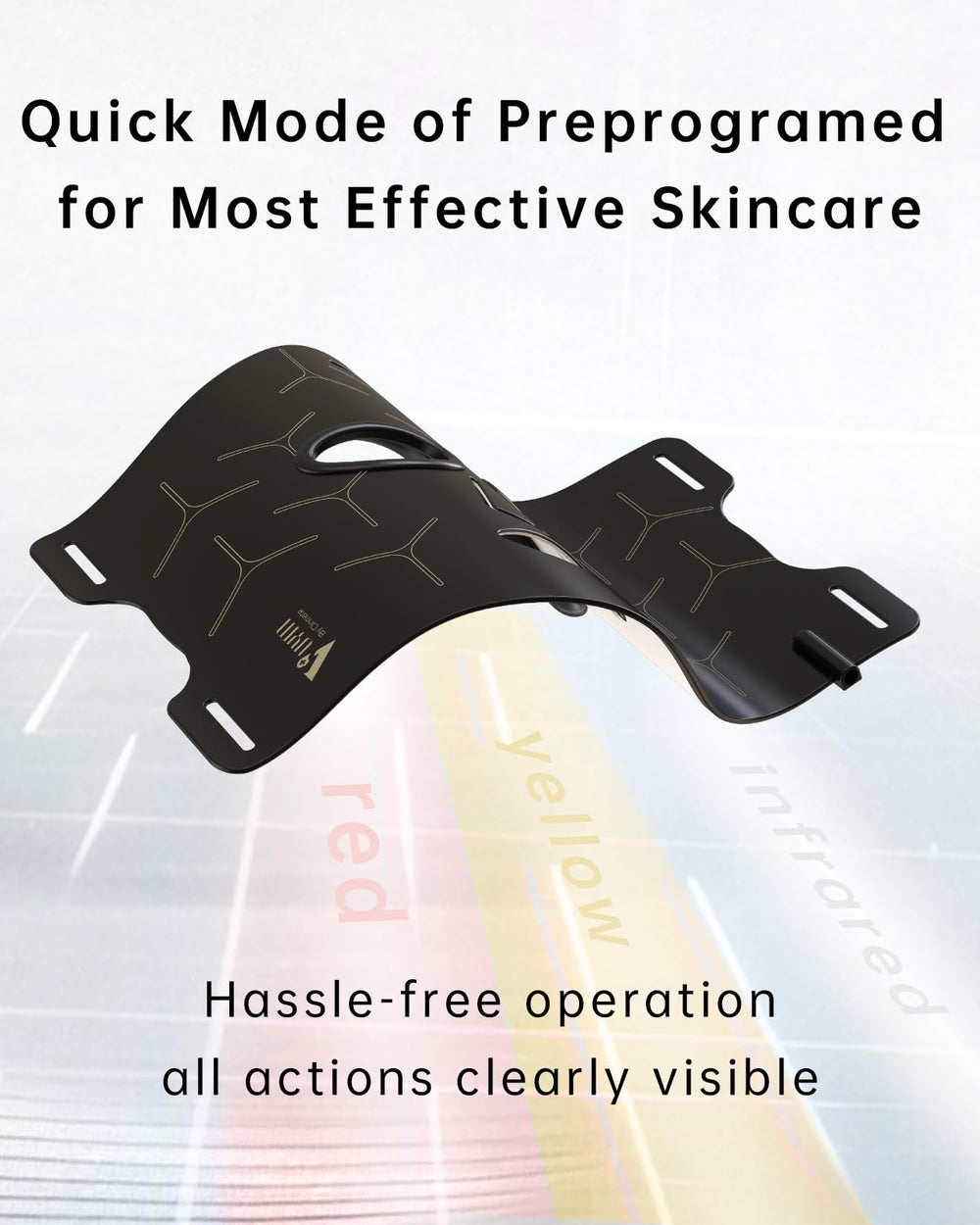 V VYM By Clinmate infrared mask showing full-face coverage and lenses