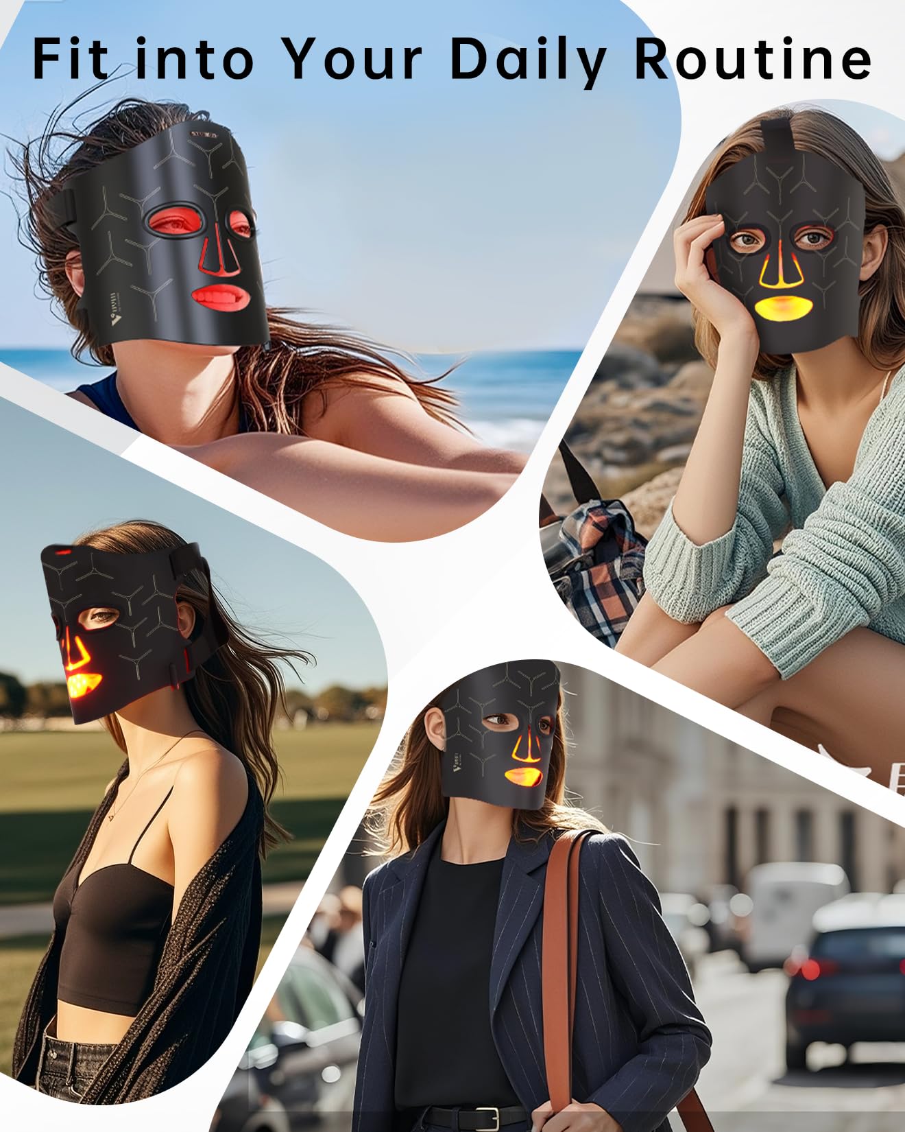 V VYM By Clinmate lightweight 4.6 oz mask for comfortable daily use