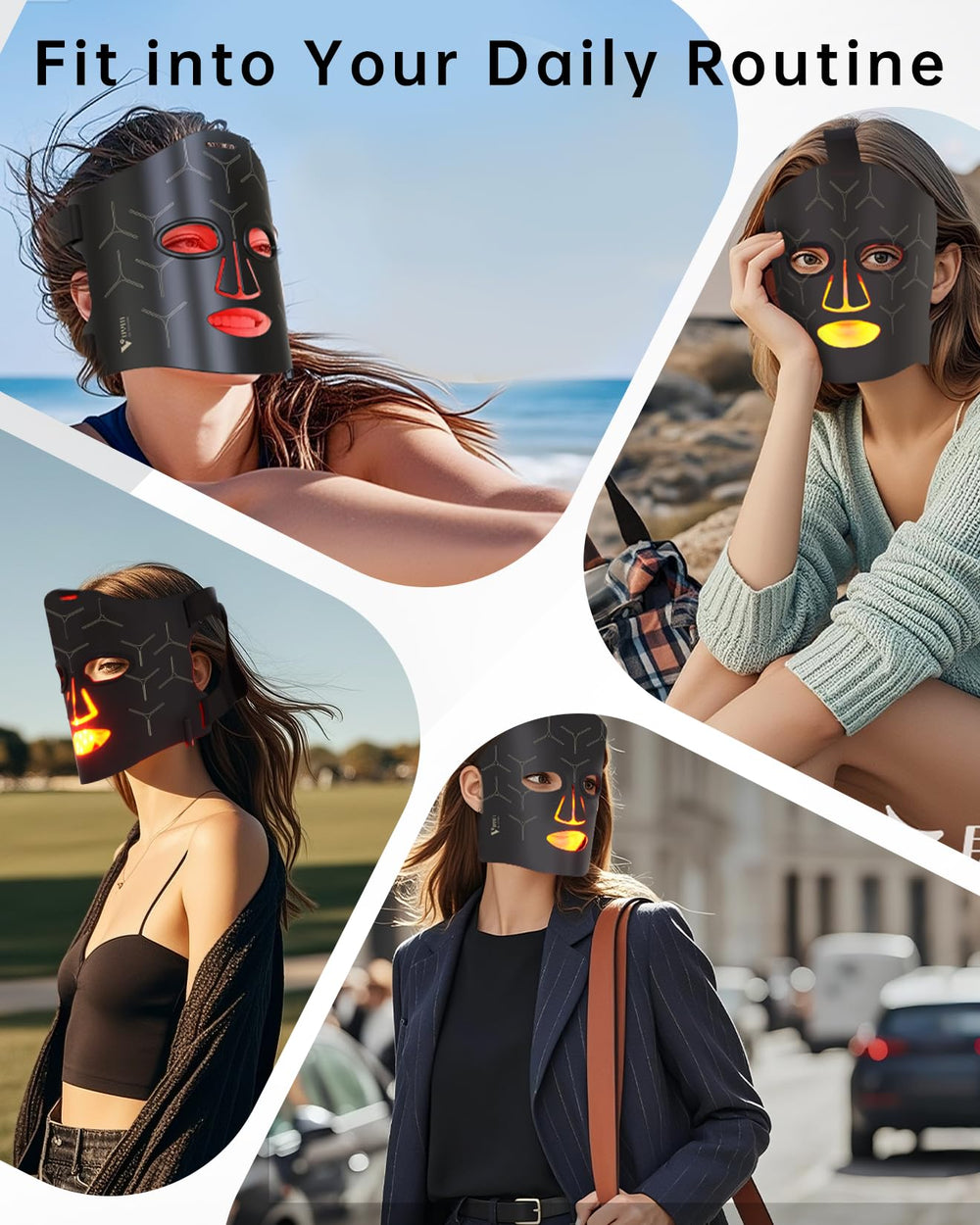 V VYM By Clinmate lightweight 4.6 oz mask for comfortable daily use